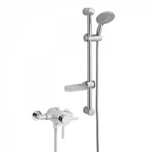 K-Vit Kartell Plan thermostatic exposed shower with adjustable head
