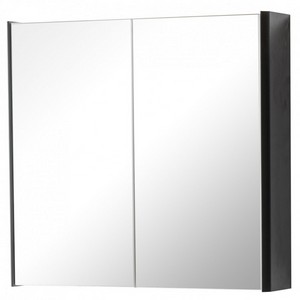 Kartell Arc 600mm Mirror Cabinet Matt Graphite
