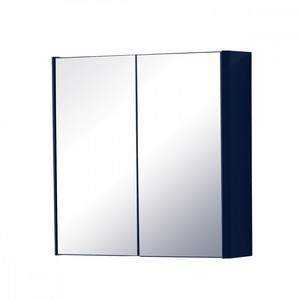 Kartell Cayo 600mm Mirror Cabinet in Indigo Blue