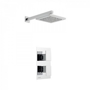 Kartell Element Thermostatic Concealed Shower with Fixed Overhead Drencher