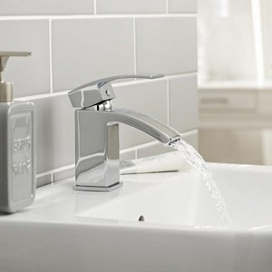 Kartell Flair Mono Basin Mixer with Click Waste