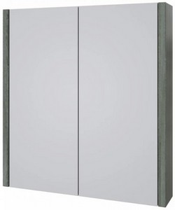 Kartell Purity 600mm Mirror Cabinet - Grey Ash