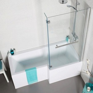 Kartell Tetris Square Shaped Shower Bath 1500 X 850mm Right Hand