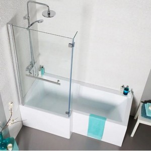 Kartell Tetris Square Shaped Shower Bath 1700 X 850mm Left Hand